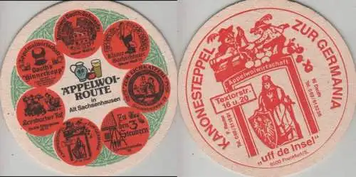 Bierdeckel rund - Äppelwoi