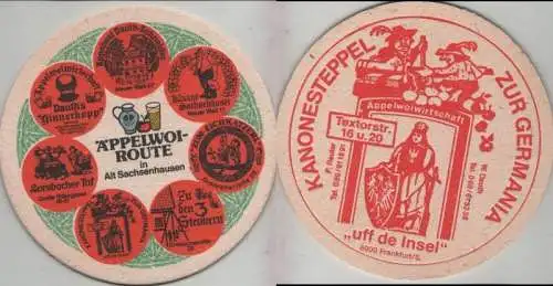 Bierdeckel rund - Äppelwoi