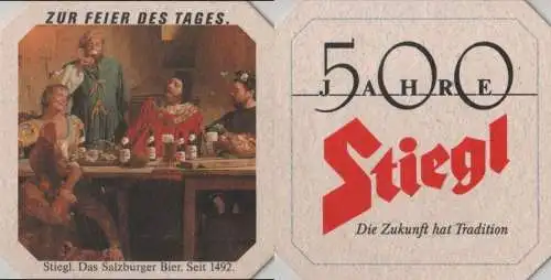 Bierdeckel quadratisch - Stiegl