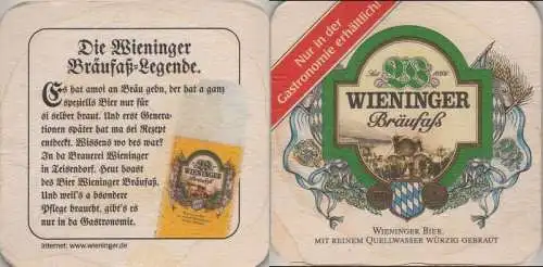 Bierdeckel quadratisch - Wieninger