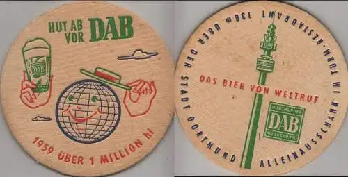 Bierdeckel rund - dab