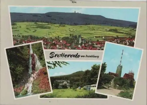 Brotterode - u.a. Trusetaler Wasserfall - 1967