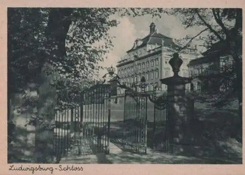 Ludwigsburg - das Schloss - ca. 1950