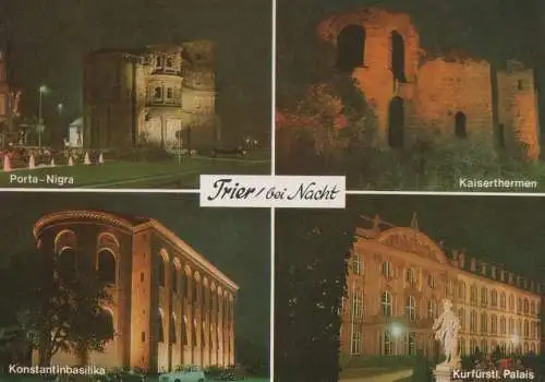 Trier - bei Nacht - 1988