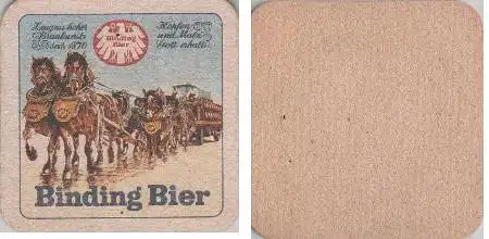 Bierdeckel quadratisch - Binding - Hopfen und Malz