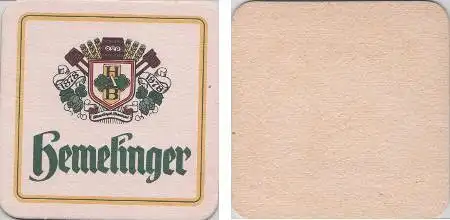 Bierdeckel quadratisch - Hemelinger - einseitig