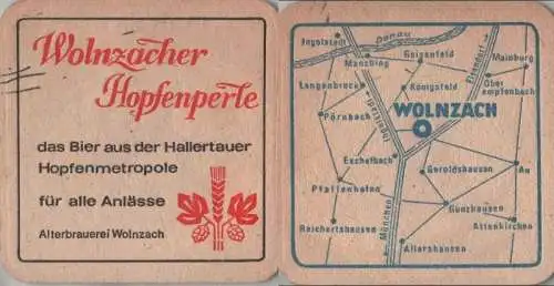 Bierdeckel quadratisch - Wolnzacher