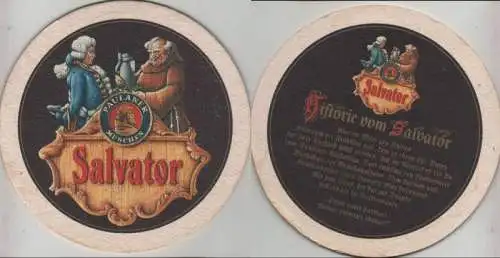 Bierdeckel rund - Paulaner Salvator