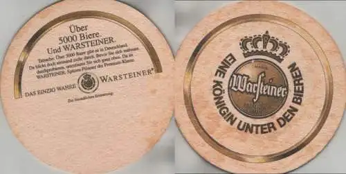 Bierdeckel rund - Warsteiner