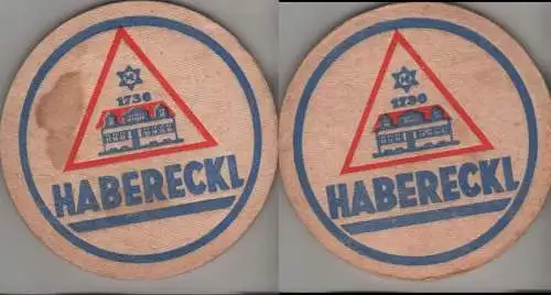 Bierdeckel rund - Habereckl