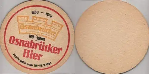 Bierdeckel rund - Osnabrücker Bier, Osnabrück