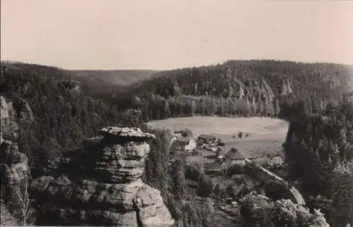 Sächsische Schweiz - Ottomühle vom Katzenstein - ca. 1965