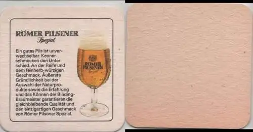 Bierdeckel quadratisch - Römer