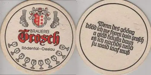 Bierdeckel rund - Grosch