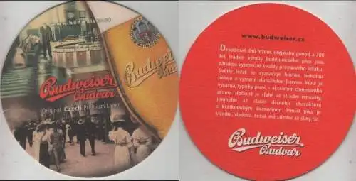 Bierdeckel rund - Budweiser (Tschechien)