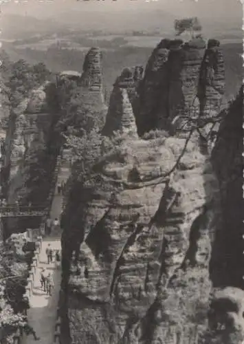 Königstein - Sächs. Schweiz - Basteibrücke - ca. 1965