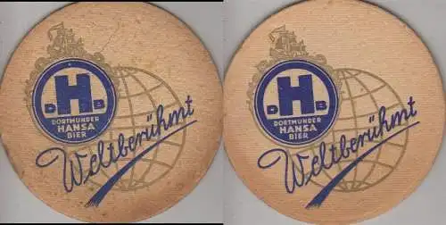 Bierdeckel rund - Dortmunder Hansa Bier