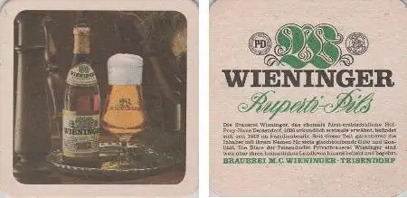 Bierdeckel quadratisch - Ruperti von Wieninger