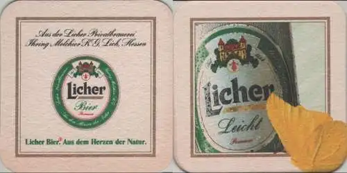 Bierdeckel quadratisch - Licher