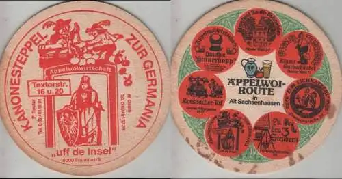 Bierdeckel rund - Äppelwoi