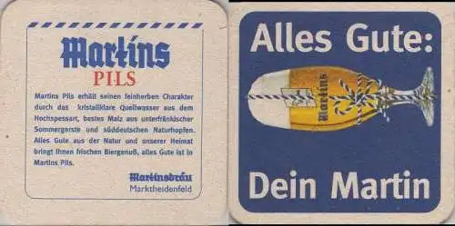 Bierdeckel quadratisch - Martins