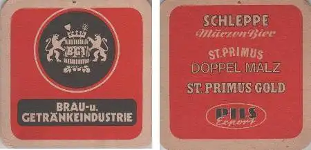 Bierdeckel quadratisch - Schleppe Märzenbier