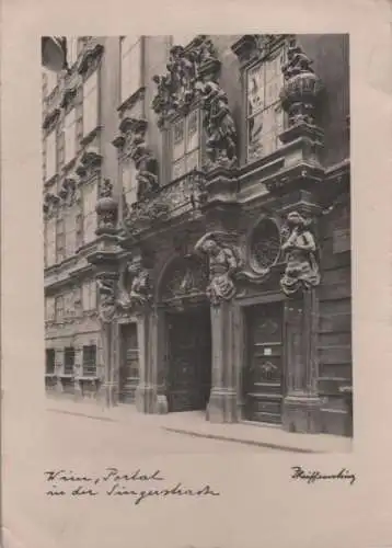 Österreich - Österreich - Wien - Portal in der Singerstraße - 1958