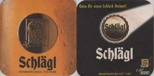 Bierdeckel quadratisch - Schlägl