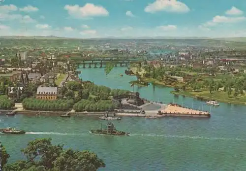 Koblenz am Rhein - Deutsches Eck - 1963