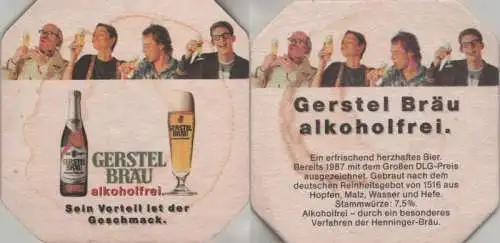 Bierdeckel quadratisch - Gerstel