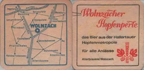 Bierdeckel quadratisch - Wolnzacher