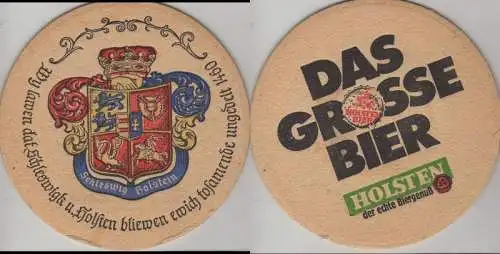 Bierdeckel rund - Holsten - das große Bier