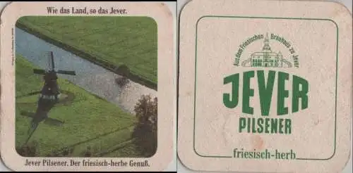 Bierdeckel quadratisch - Jever