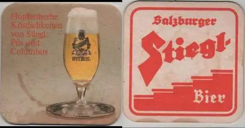 Bierdeckel quadratisch - Stiegl