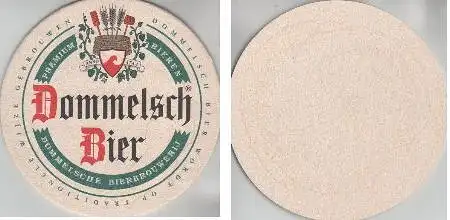 Bierdeckel rund - Dommelsch Bier