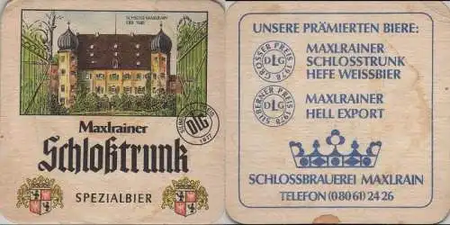 Bierdeckel quadratisch - Maxlrainer