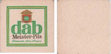 Bierdeckel quadratisch - DAB Meister-Pils Actien-Brauerei