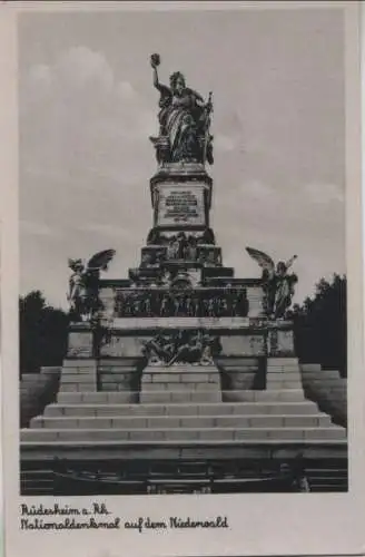 Rüdesheim - Nationaldenkmal auf Niederwald - ca. 1955