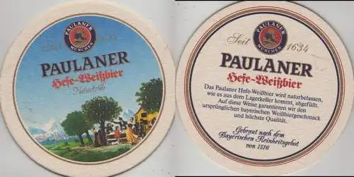 Bierdeckel rund - Paulaner