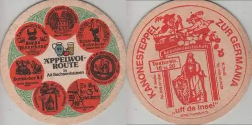 Bierdeckel rund - Äppelwoi