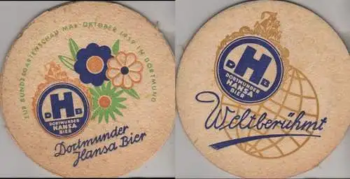 Bierdeckel rund - Dortmunder Hansa Bier