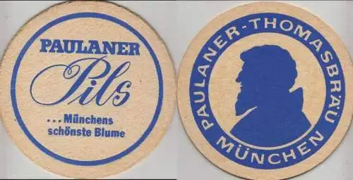 Bierdeckel rund - Paulaner