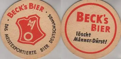 Bierdeckel rund - Becks