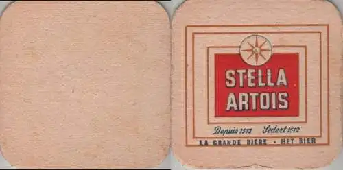 Bierdeckel quadratisch - Stella Artois