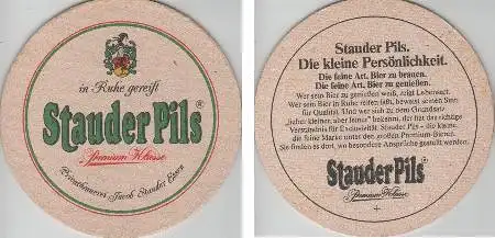 Bierdeckel rund - in Ruhe gereift - Stauder