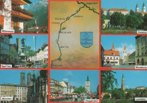 Isar von Mittenwald bis Deggendorf - ca. 1995