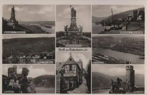 Rüdesheim - u.a. Rosselblick - 1947