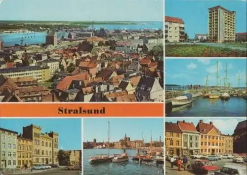 Stralsund - u.a. Teilansicht - 1982