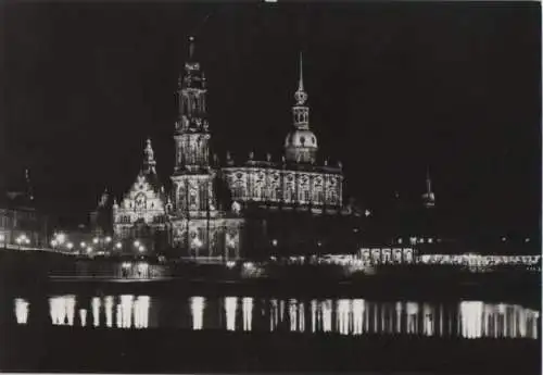 Dresden - Kath. Probsteikirche und Schloß - 1973