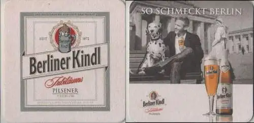 Bierdeckel quadratisch - Berliner Kindl